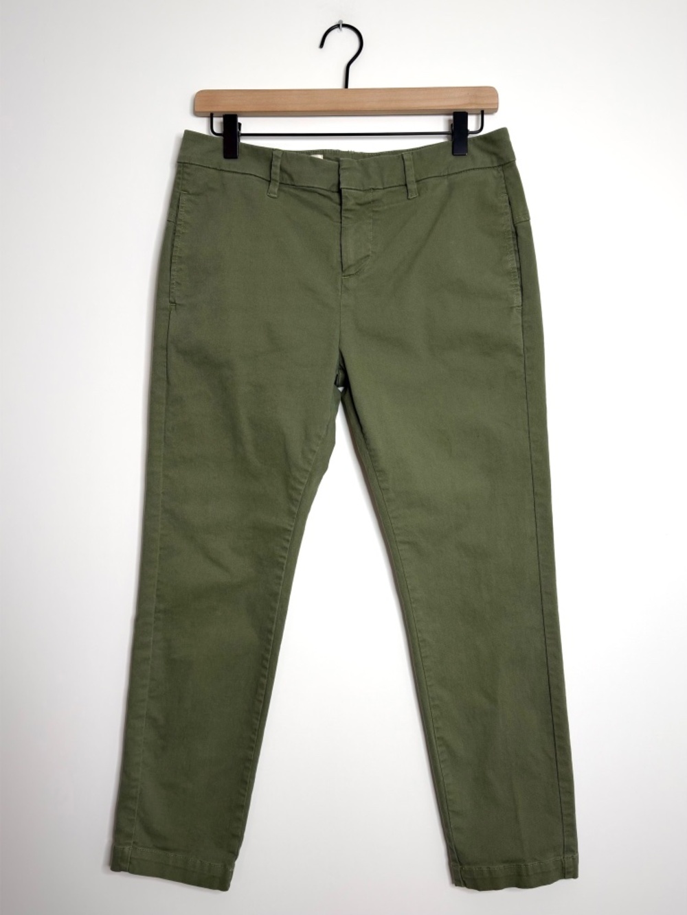 Nili Lotan Cropped Cotton Twill Pants
